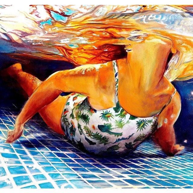 Contemporary Maude Ovize, Flamboyant Summer Bath, 2021, Screenprint For Sale - Image 3 of 7