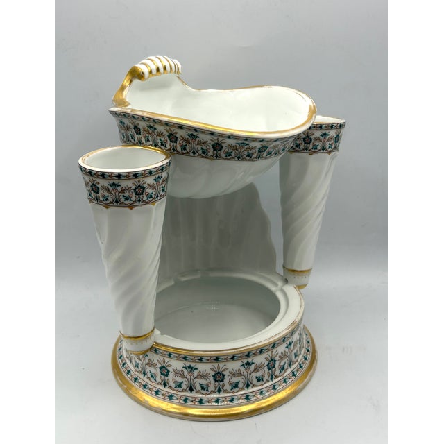 Victorian Late 19th Century Late Victorian Cray’s Patent Porcelain Washstand Soap, Sponge & Brush For Sale - Image 3 of 16