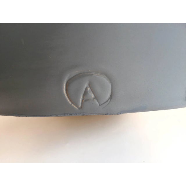 Antonio Cagianelli Grey Ceramic Skull Stools- A Pair For Sale - Image 10 of 12