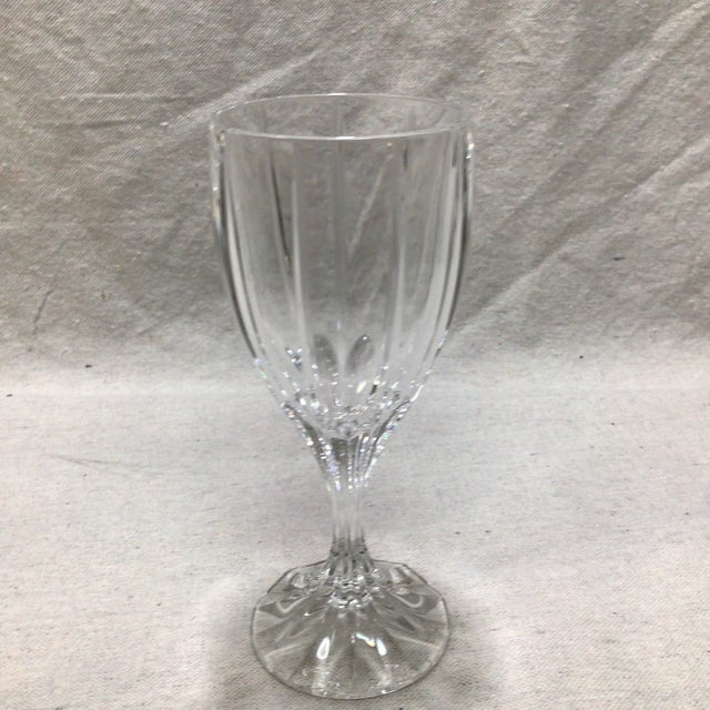 1980s Mikasa Berekely Crystal Wine Glasses-Set of 4 For Sale - Image 5 of 12