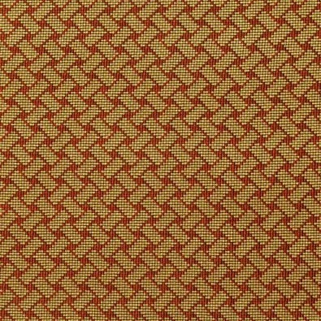 Sample - Schumacher Bristol Weave Fabric in Pomegranate For Sale