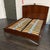 Design Plus Gallery presents a Queen Size Italian Contemporary Bed Frame with Dark Cherry Wood with Metal Accents from...