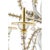 Contemporary Murano Glass Chandelier with Gold Accents and Leaves by Simoeng For Sale - Image 3 of 8