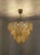 Vintage Four-Tier Pressed Crystal Glass Chandelier, 1960s For Sale - Image 4 of 18