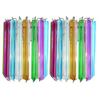 Vintage Murano Wall Sconces, 1990, Set of 2 For Sale