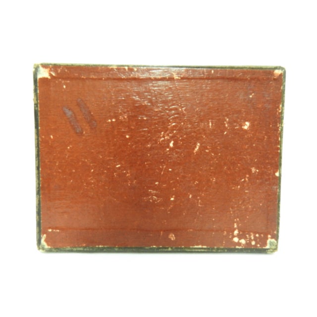 Brown Art Deco Italian Leather Box With Celebration For Sale - Image 8 of 10