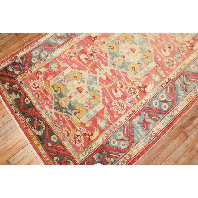 Early 20th Century Turkish Ghiordes Wide Runner - 4'3" x 10'11" For Sale - Image 4 of 8