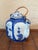 Japanese 1980s Blue and White Japanese Landscape Porcelain Tea Pot For Sale - Image 3 of 8