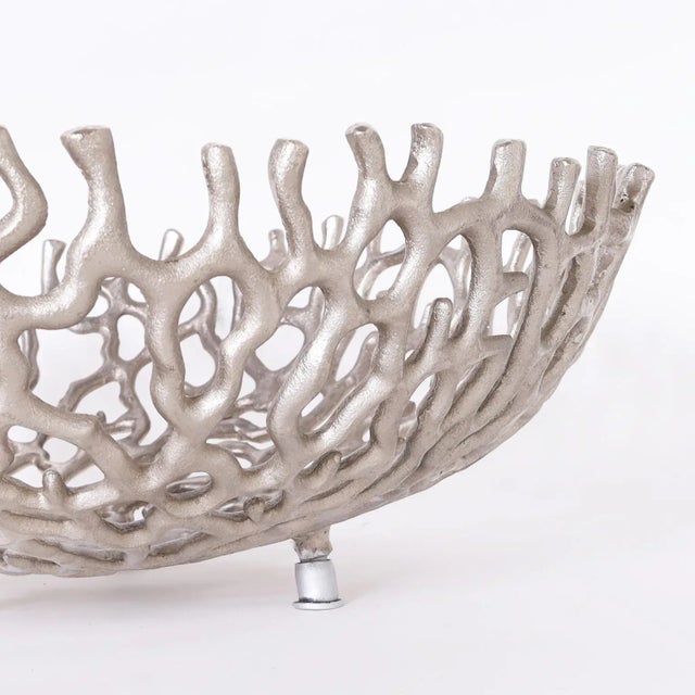 Late 20th Century Faux Coral Fruit Bowl For Sale - Image 5 of 7