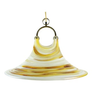 Large Vintage Space Age Pendant Lamp in Acrylic and Metal from Cosack Leuchten, 1970s For Sale