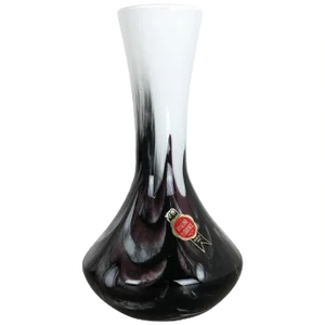 Large Vintage Pop Art Opaline Florence Vase
