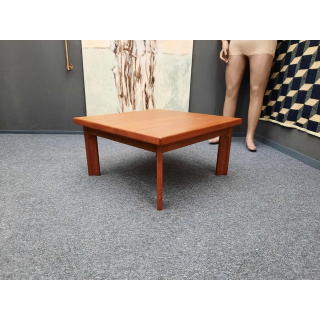 Mid-Century Modern Danish Teak Coffee Table, 1960s For Sale - Image 3 of 9