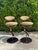 Vintage Design Institute of America Sculptural Barstools, Pair For Sale In Naples, FL - Image 6 of 12
