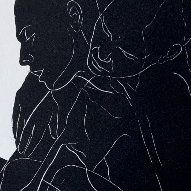 Luiza Kasprzyk, Incarnation II, Human Body & Love Themes, 2020, Linocut & Paper For Sale - Image 4 of 6