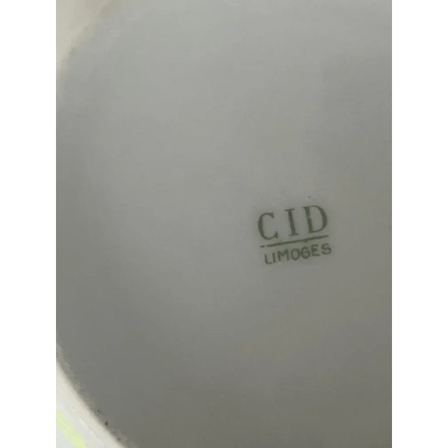 French Limoges Porcelain Candy Box, 1950s For Sale - Image 11 of 12