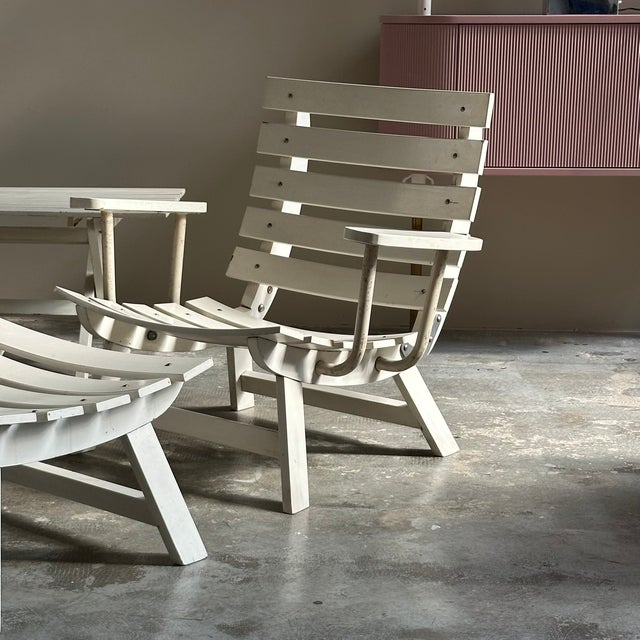 White Garden Set by Carlo Hauner for BFC Brescia, 1970s, Set of 5 For Sale - Image 8 of 18
