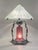 1980s Art Deco Frankart Style Chrome Table Lamp Pink Vianne Frosted Glass Nude Lady For Sale - Image 9 of 18