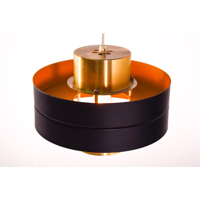 1960s Aluminum Pendant Lamp in the style of Fog & Mørup, 1960s For Sale - Image 5 of 7