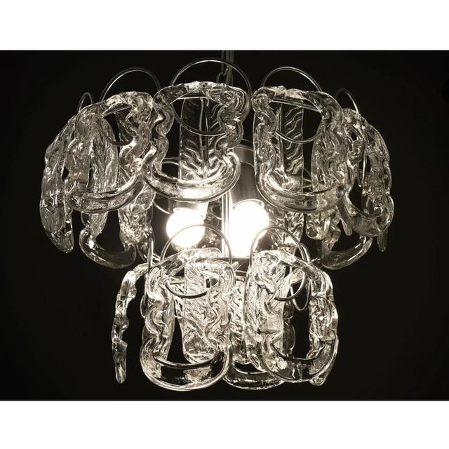 Murano Giogali Chandelier, 1960s For Sale - Image 3 of 9