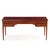 1940s Leather Top Mahogany Writing Desk in French Louix XV Style, C. 1940 For Sale - Image 5 of 9