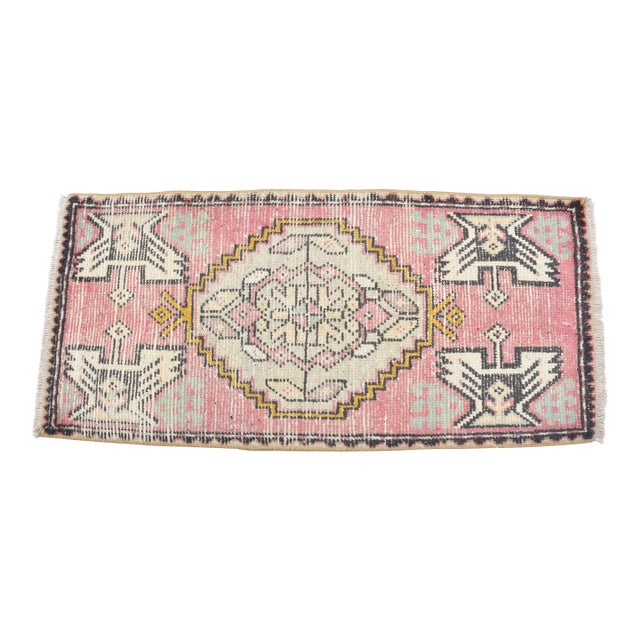 Vintage Anatolian Small Carpet For Sale