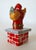 Metal Limoges, France, Hand-Painted Porcelain Santa Claus in Chimney Collector's Lidded Trinket Box For Sale - Image 7 of 12
