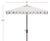 Contemporary Venice 7.5 Square Umbrella - Ivory/Black For Sale - Image 3 of 4