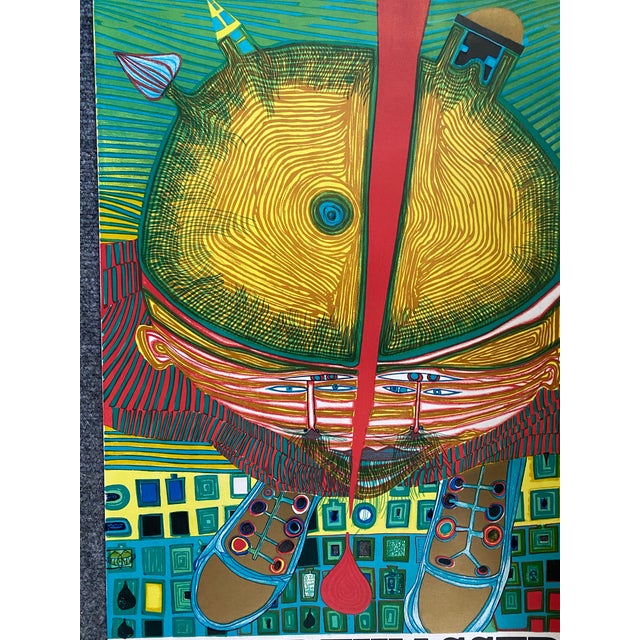 Printmaking Materials 1967 Friedensreich Hundertwasser Exhibition Print by Mourlot For Sale - Image 7 of 8