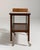 1930-1939 France Rich Walnut Brown Glass-Front Walnut Bar Cart For Sale - Image 10 of 11