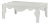 Tara Shaw for Century Furniture Sven Cocktail Table, French White Plaster For Sale