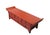 Low 17" Inch High Red Altar-Style Console or Sofa Back Table For Sale - Image 4 of 8