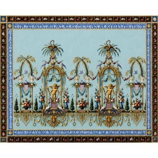 Atelier Aria Lumae Palais De Versailles Arabesque Neoclassical Grand Palace Scale Statement Panel Print For Sale