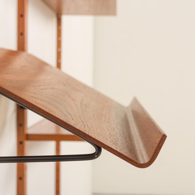 Vintage High Teak Wall Unit by Poul Cadovius for Cado, 1960s For Sale - Image 15 of 18