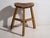 Brown Antique Chinese Crescent Stool, 1920 For Sale - Image 8 of 9