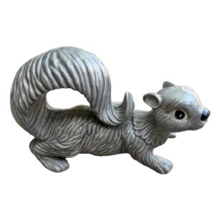 Vintage Ceramic Squirrels Life Size - A Pair For Sale