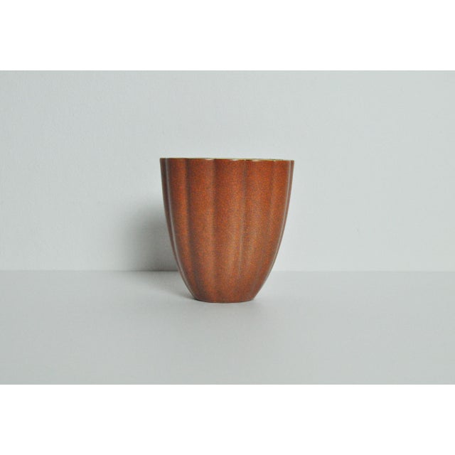 Crackle Glazed Porcelain Vase, Denmark, 1930s For Sale - Image 3 of 14