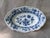 English Vintage Hand Painted Blue Meissen Serving Dish For Sale - Image 3 of 15