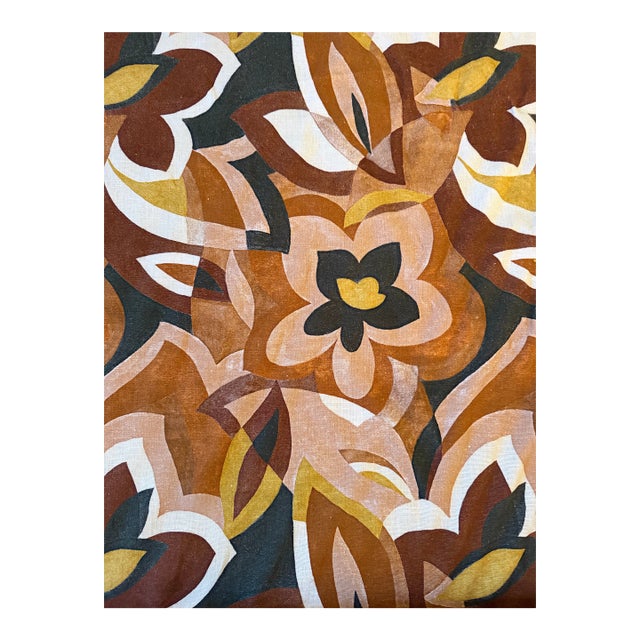 Jardin De Cezanne Linen Fabric by Misia 4 Yards For Sale