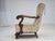 Vintage Danish Lounge Chair in Furniture Fabric and Carved Oak, 1950s For Sale - Image 17 of 18