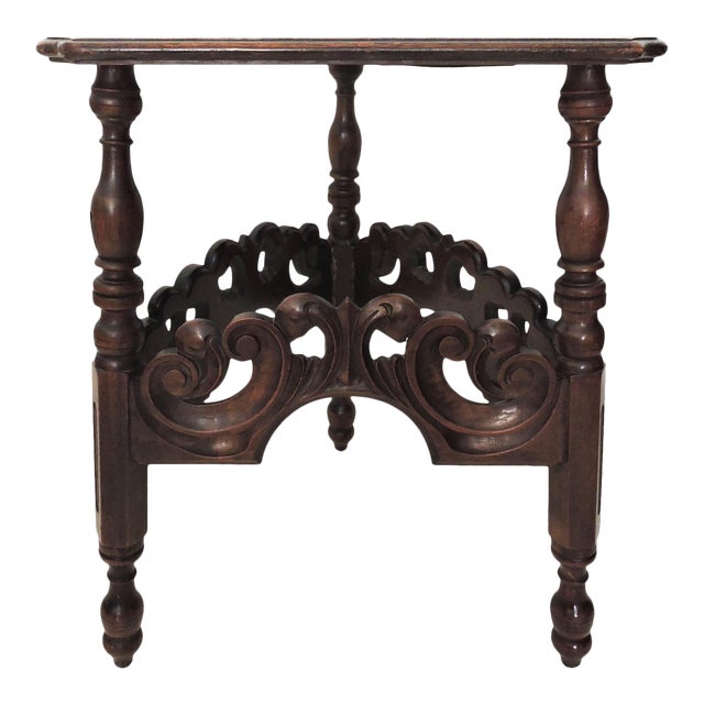 Antique Kittinger Tri Corner Side Table Chairish