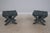 Age: Approx: 25 Years Old Details: High Quality Construction Nice Fully Upholstered Designer Stools Stretcher Base Frame...