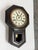 Traditional Octagonal Drop Wood Wall Clock, Antique For Sale - Image 3 of 12