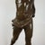 A late 19th century bronze sculpture 'le fauconnier' by georges marie valentin bareau (1866-1931). An impressive size with...