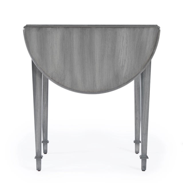 Glenview Gary Pembroke Side Table, Gray For Sale In Chicago - Image 6 of 10