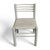 Dining Chairs in Light Grey Wood with Leather Seats, Germany, 1970s, Set of 5 For Sale - Image 16 of 18