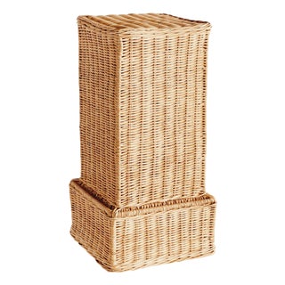 Charleston Rattan Pedestal Short For Sale