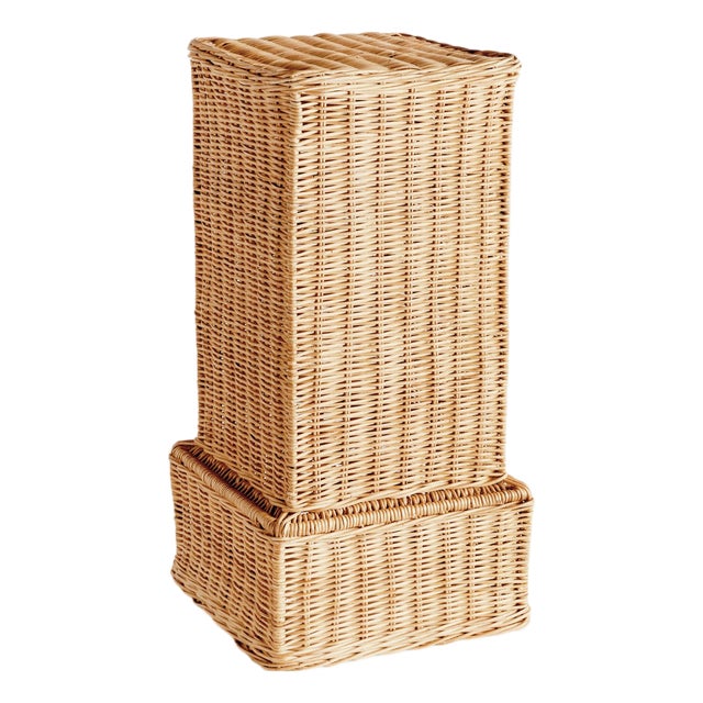 Charleston Rattan Pedestal Short For Sale