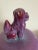 Temple Jars 1980s Purple Pottery a Pair 49” Tall For Sale - Image 10 of 12