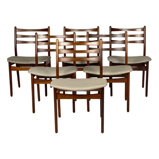 Danish Rosewood Chairs, 1960s, Set of 6 For Sale