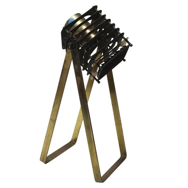 Brown 1970s Curtis Jere Table Lamp For Sale - Image 8 of 8